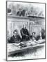 Benedetto Cairoli During Cabinet Session, in 1878, Unification Era, Italy-null-Mounted Giclee Print