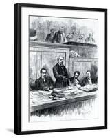 Benedetto Cairoli During Cabinet Session, in 1878, Unification Era, Italy-null-Framed Giclee Print