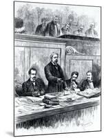 Benedetto Cairoli During Cabinet Session, in 1878, Unification Era, Italy-null-Mounted Giclee Print