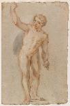 Standing Male Nude-Benedetto Luti-Mounted Giclee Print