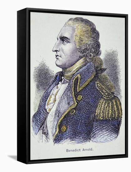 Benedict Arnold (Colour Litho)-American-Framed Stretched Canvas