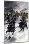 Benedict Arnold's Attack on the British in Quebec in the Winter of 1775-null-Mounted Giclee Print