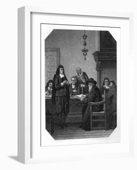 Benedict Spinoza, 17th Century Dutch Philosopher, C1870-JH Rennefeld-Framed Giclee Print