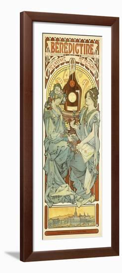 Benedictine, 1898-Alphonse Mucha-Framed Giclee Print