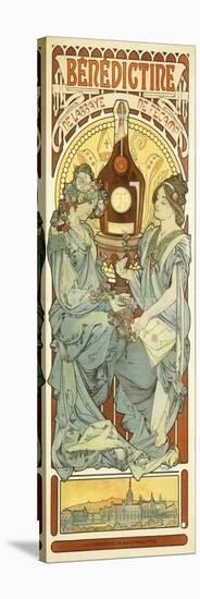 Benedictine, 1898-Alphonse Mucha-Stretched Canvas