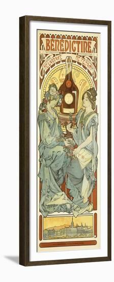 Benedictine, 1898-Alphonse Mucha-Framed Premium Giclee Print