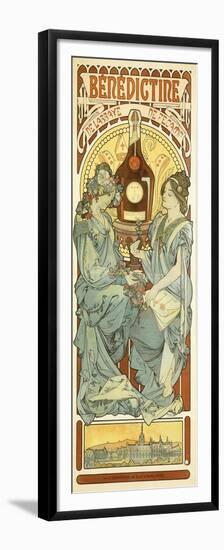 Benedictine, 1898-Alphonse Mucha-Framed Premium Giclee Print