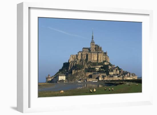 Benedictine Abbey of Mont-Saint-Michel-null-Framed Photographic Print