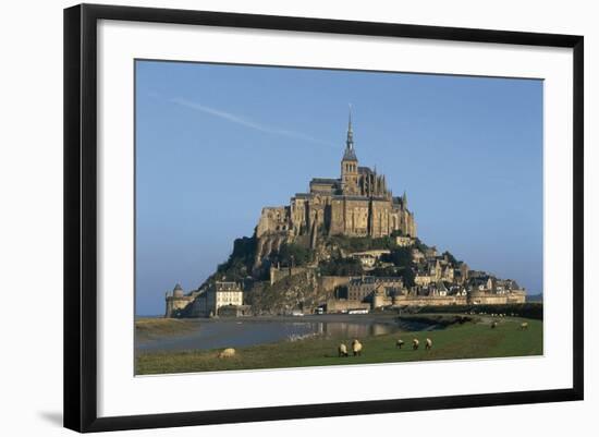 Benedictine Abbey of Mont-Saint-Michel-null-Framed Photographic Print