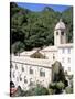 Benedictine Abbey of San Fruttuosa, Headland of Portofino, Liguria, Italy-Richard Ashworth-Stretched Canvas