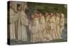 Benedictine Monks, from the Life of St. Benedict-L. Signorelli-Stretched Canvas