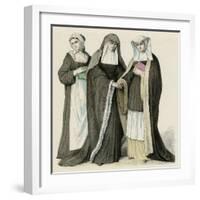 Benedictine Nuns-null-Framed Art Print