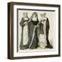 Benedictine Nuns-null-Framed Art Print