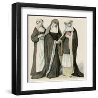 Benedictine Nuns-null-Framed Art Print