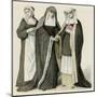 Benedictine Nuns-null-Mounted Art Print