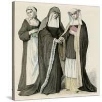 Benedictine Nuns-null-Stretched Canvas