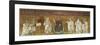 Benedictory Jesus with Sts Lawrence, Peter, Paul, Stephen, Hippolytus and Pope Pelagio-Felice Giani-Framed Giclee Print