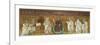 Benedictory Jesus with Sts Lawrence, Peter, Paul, Stephen, Hippolytus and Pope Pelagio-Felice Giani-Framed Giclee Print