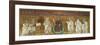 Benedictory Jesus with Sts Lawrence, Peter, Paul, Stephen, Hippolytus and Pope Pelagio-Felice Giani-Framed Giclee Print