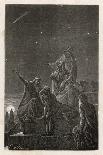 Astronomer-Priests of Chaldea Observe Stars from the Tower of Babylon-Benett-Framed Art Print