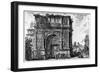 Benevento, Arch of Trajan, C.1747-78-Giovanni Battista Piranesi-Framed Giclee Print