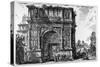 Benevento, Arch of Trajan, C.1747-78-Giovanni Battista Piranesi-Stretched Canvas