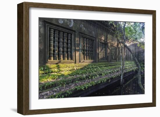 Beng Mealea Temple at Sunrise, Near Angkor, Siem Reap, Cambodia, Indochina, Southeast Asia, Asia-Stephen Studd-Framed Photographic Print