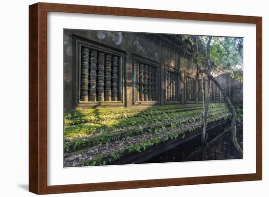 Beng Mealea Temple at Sunrise, Near Angkor, Siem Reap, Cambodia, Indochina, Southeast Asia, Asia-Stephen Studd-Framed Photographic Print