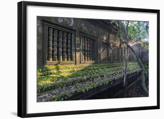 Beng Mealea Temple at Sunrise, Near Angkor, Siem Reap, Cambodia, Indochina, Southeast Asia, Asia-Stephen Studd-Framed Photographic Print