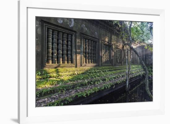 Beng Mealea Temple at Sunrise, Near Angkor, Siem Reap, Cambodia, Indochina, Southeast Asia, Asia-Stephen Studd-Framed Photographic Print