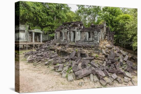 Beng Mealea Temple-Michael Nolan-Stretched Canvas