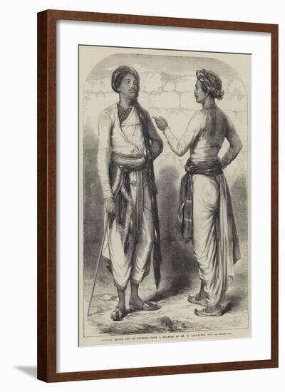 Bengal Sepoys Out of Uniform-William Carpenter-Framed Giclee Print