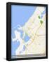 Benghazi, Libya Map-null-Framed Poster