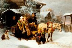 Leaving Home (Dalecarlian Scen)-Bengt Nordenberg-Giclee Print