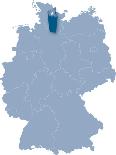 Map of Germany Where Hesse (Hessen) is Pulled Out-BENGUHAN-Stretched Canvas