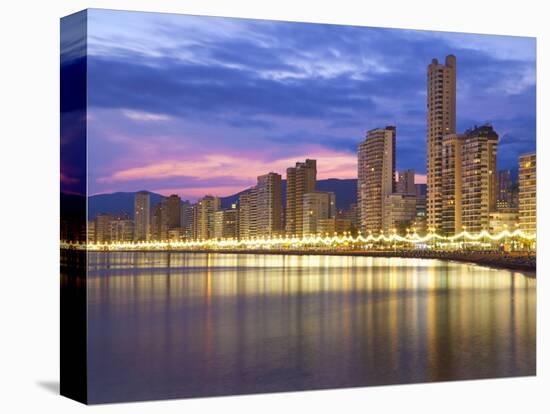 Benidorm, Alicante Province, Spain, Mediterranean, Europe-Billy Stock-Stretched Canvas