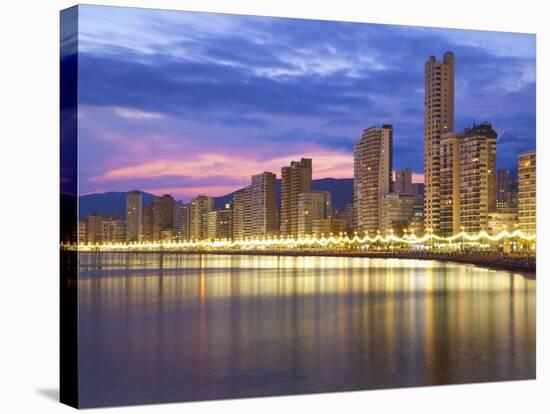 Benidorm, Alicante Province, Spain, Mediterranean, Europe-Billy Stock-Stretched Canvas