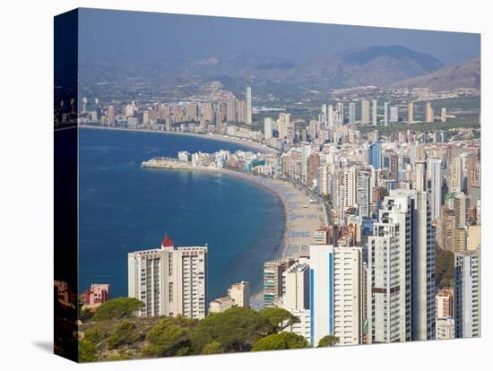 Benidorm, Alicante Province, Spain, Mediterranean, Europe-Billy Stock-Stretched Canvas