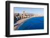 Benidorm Alicante Skyline High Angle View of Poniente Beach Playa at Spain-holbox-Framed Photographic Print