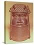 Benin Mask (Brass)-null-Stretched Canvas
