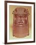 Benin Mask (Brass)-null-Framed Giclee Print