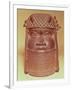 Benin Mask (Brass)-null-Framed Giclee Print
