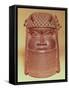 Benin Mask (Brass)-null-Framed Stretched Canvas