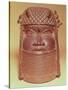 Benin Mask (Brass)-null-Stretched Canvas