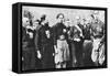 Benito Mussolini (1883-194) Italian Fascist Dictator, 1922-null-Framed Stretched Canvas