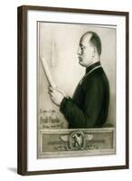 Benito Mussolini, 1925-null-Framed Giclee Print