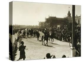 Benito Mussolini on an Official Visit to Tripoli, April 11, 1926, Libya-null-Stretched Canvas