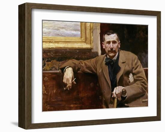 Benito Perez Galdos, 1894, Spanish School-Joaquín Sorolla y Bastida-Framed Giclee Print