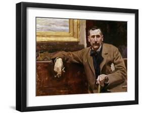 Benito Perez Galdos, 1894, Spanish School-Joaquín Sorolla y Bastida-Framed Giclee Print