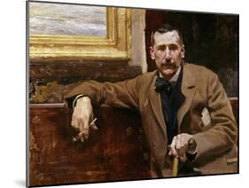 Benito Perez Galdos, 1894, Spanish School-Joaquín Sorolla y Bastida-Mounted Giclee Print